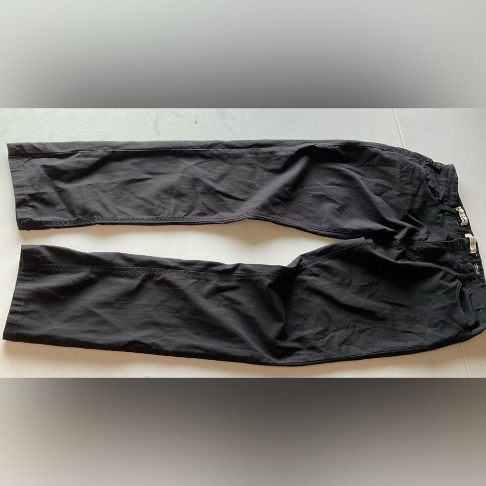 Scott James Slim Fit Black Pants 34W | Modern Casual Dress Jeans stretch